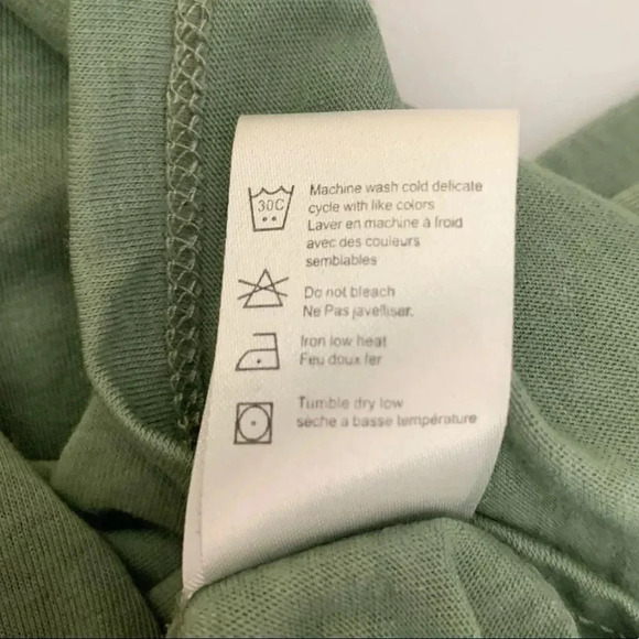 CHASER | Vintage Inspired Top Bell Sleeve V Neck Soft Green - Picture 8 of 9